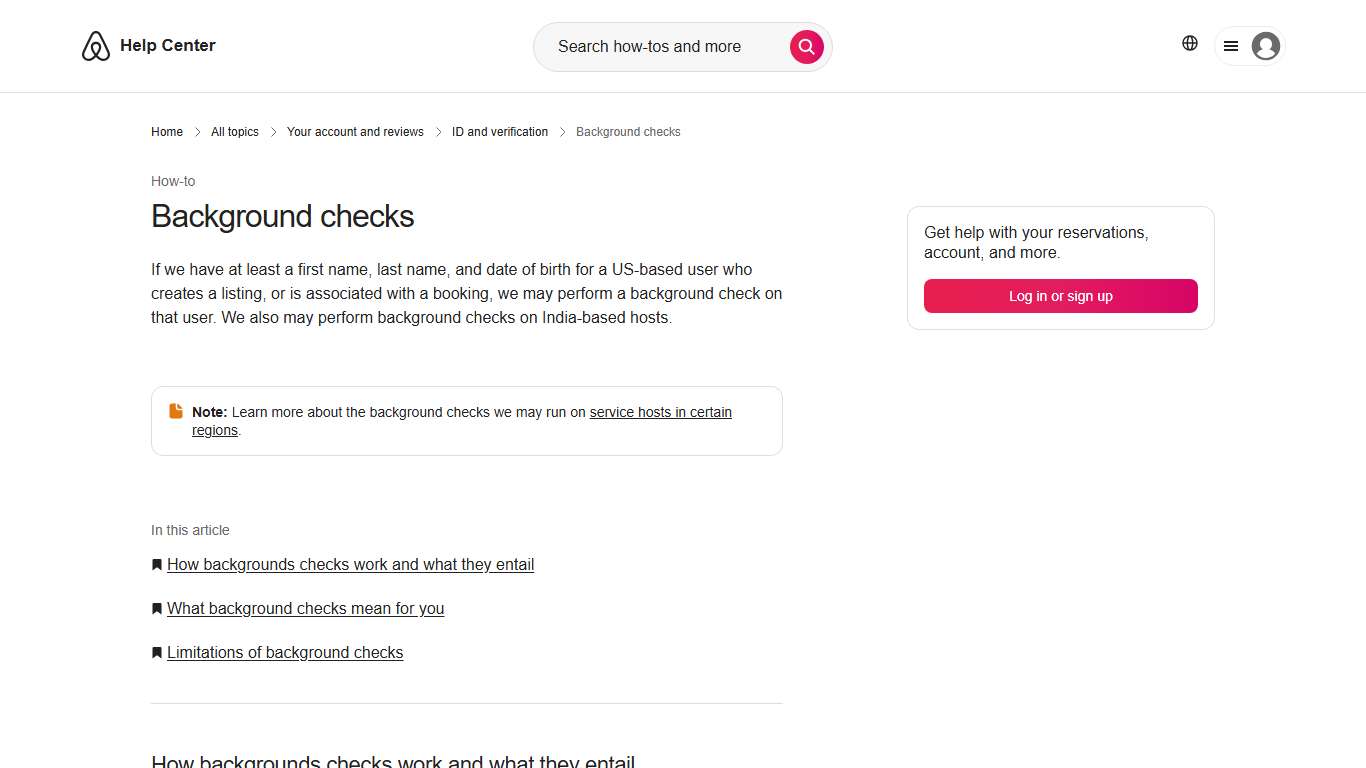 Background checks - Airbnb Help Center