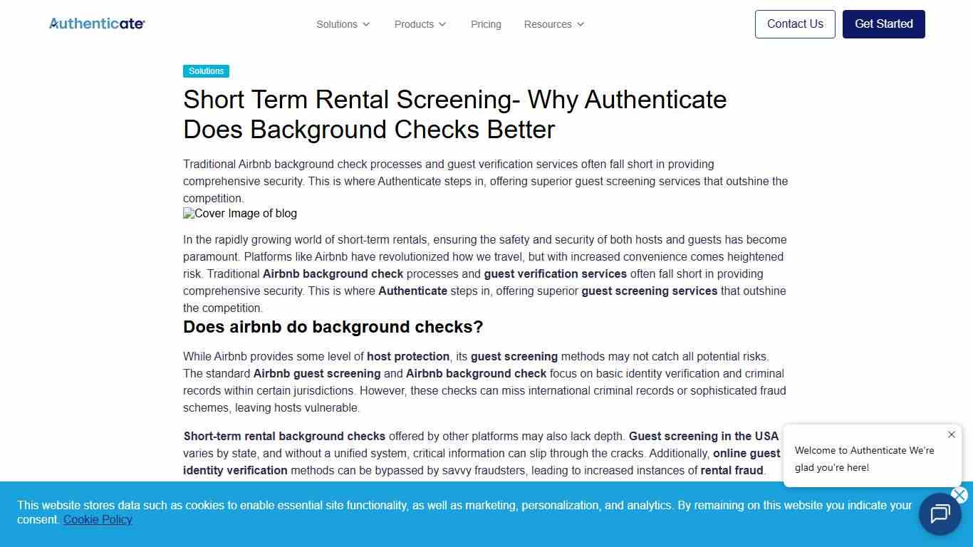 Short Term Rental Screening- Why Authenticate Does Background Checks Better | Authenticate Blog